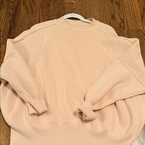 Free People Light Pink Easy Street Tunic